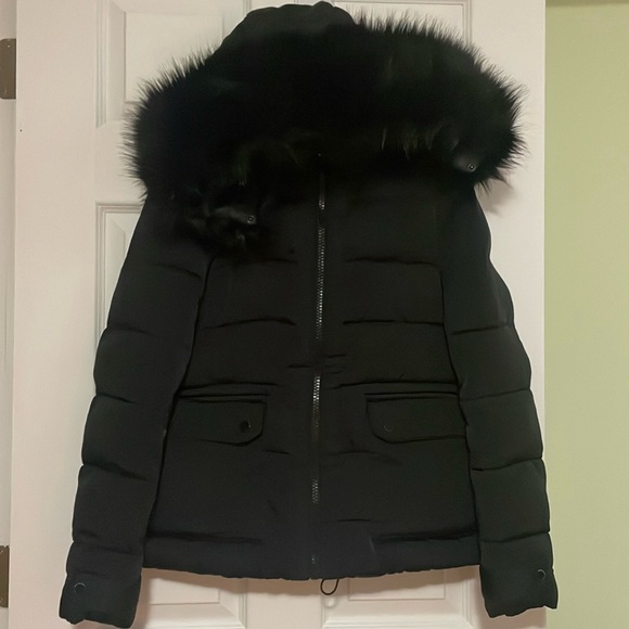 Zara Black Outerwear Puffer Jacket - Picture 3 of 17